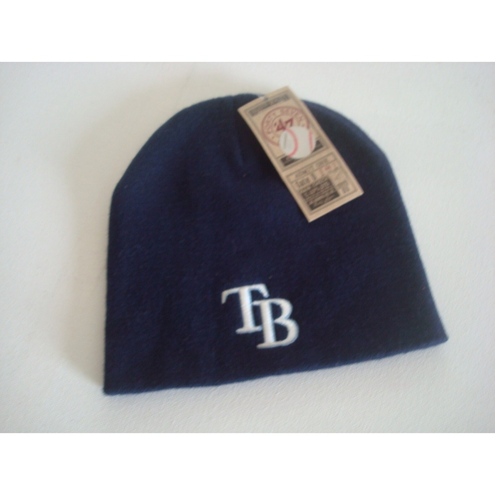 TAMPA BAY RAYS   DEADSTOCK TOBOGGAN KNIT VINTAGE BEANIE SKULL TOQUE HAT CAP
